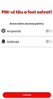Inregistrare aplicatie Libra Journey