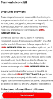 Inregistrare aplicatie Libra Journey