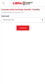 Comanda card Libra Bank