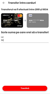 Transfer conturi proprii