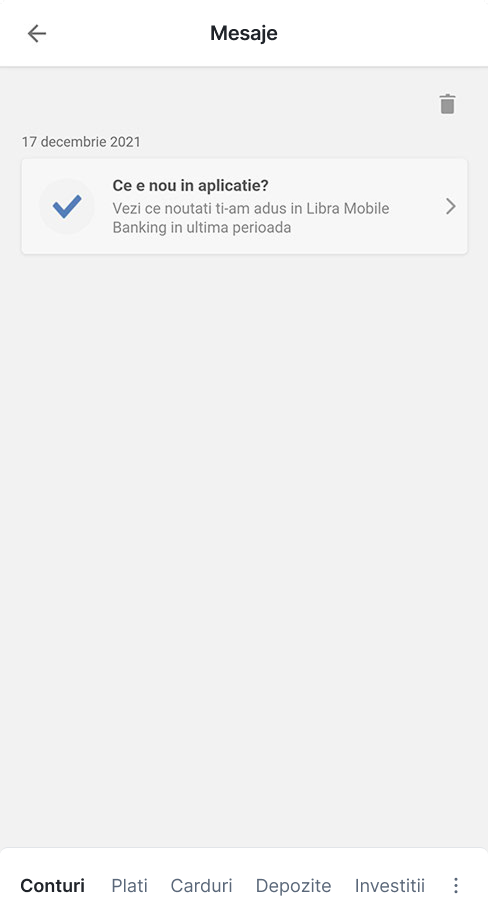 Mesaje mobile banking