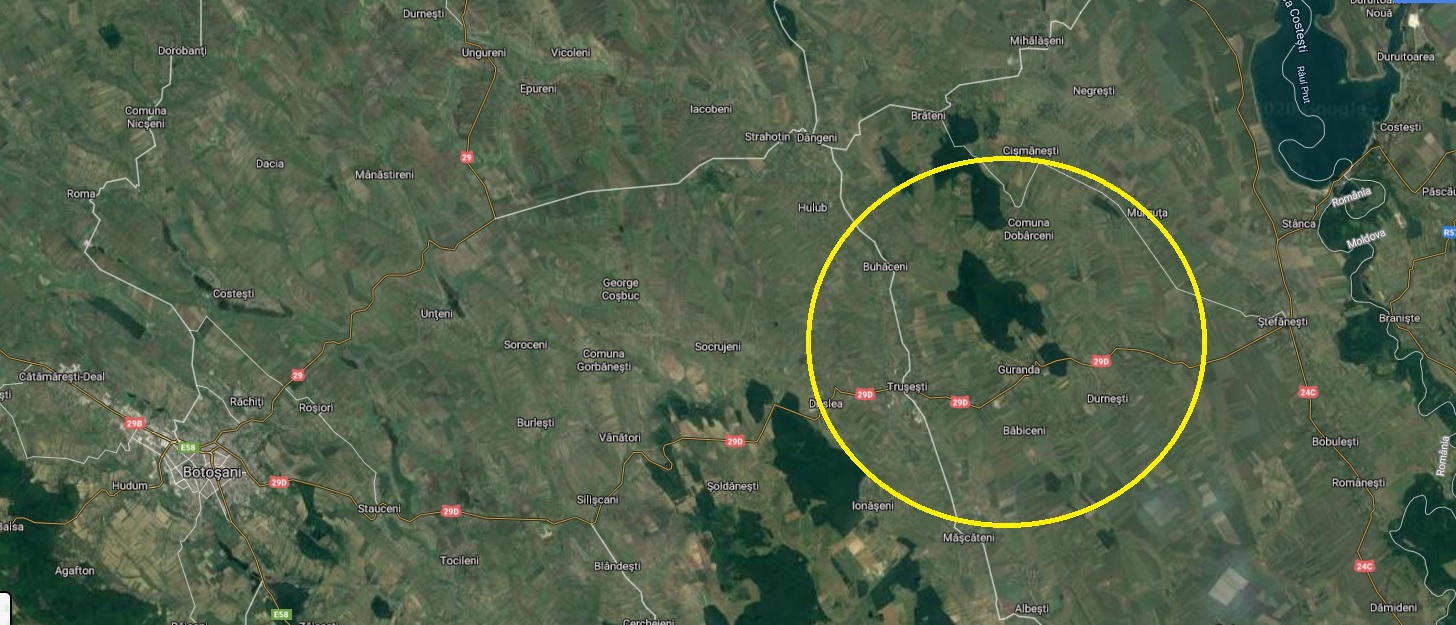 Teren extravilan agricol jud Botosani