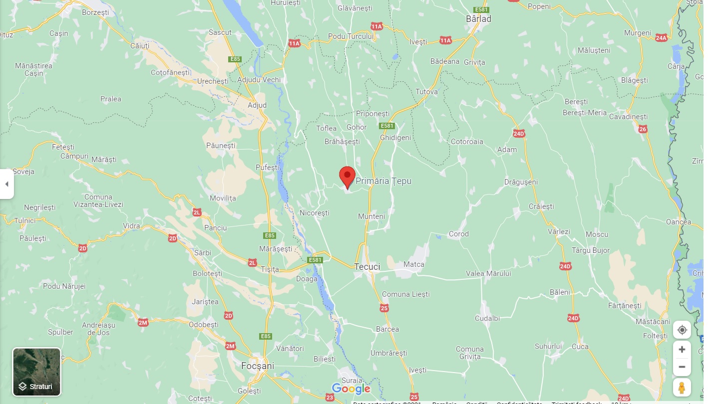 Teren agricol Tepu, jud Galati