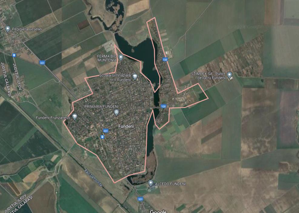 Teren extravilan arabil Fundeni, judet Calarasi 
