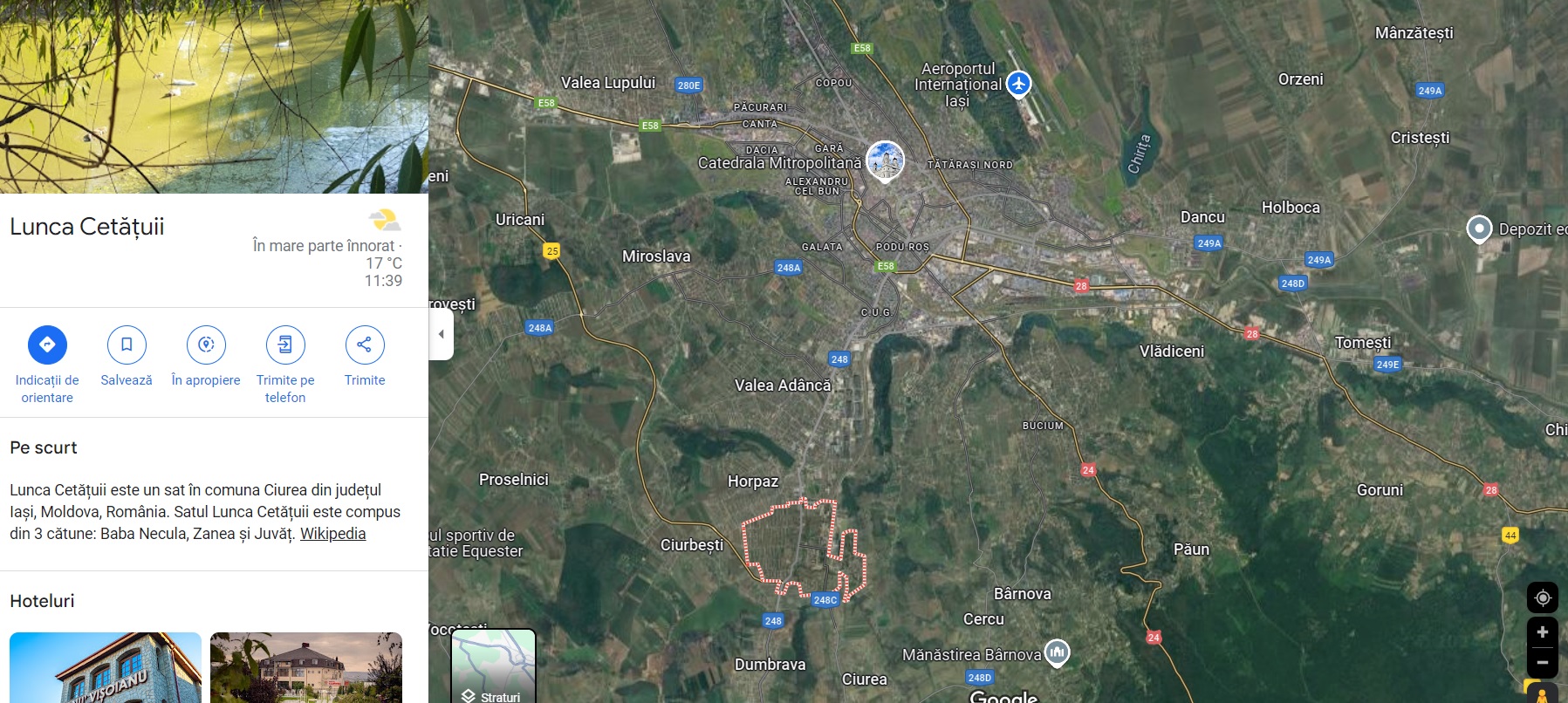 Casa Lunca Cetatuii, jud Iasi