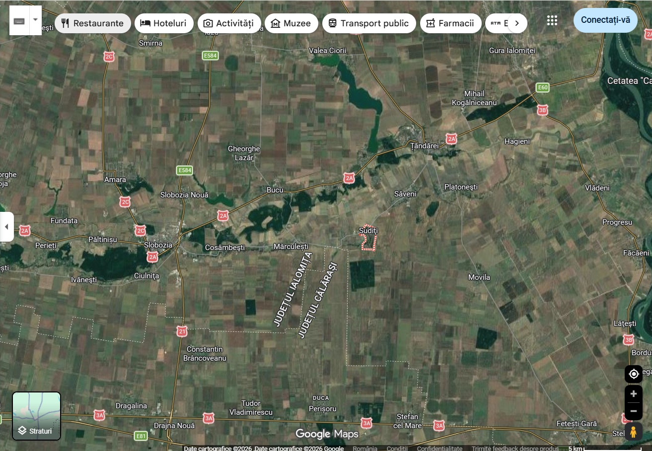 Terenuri extravilane Suditi jud Ialomita