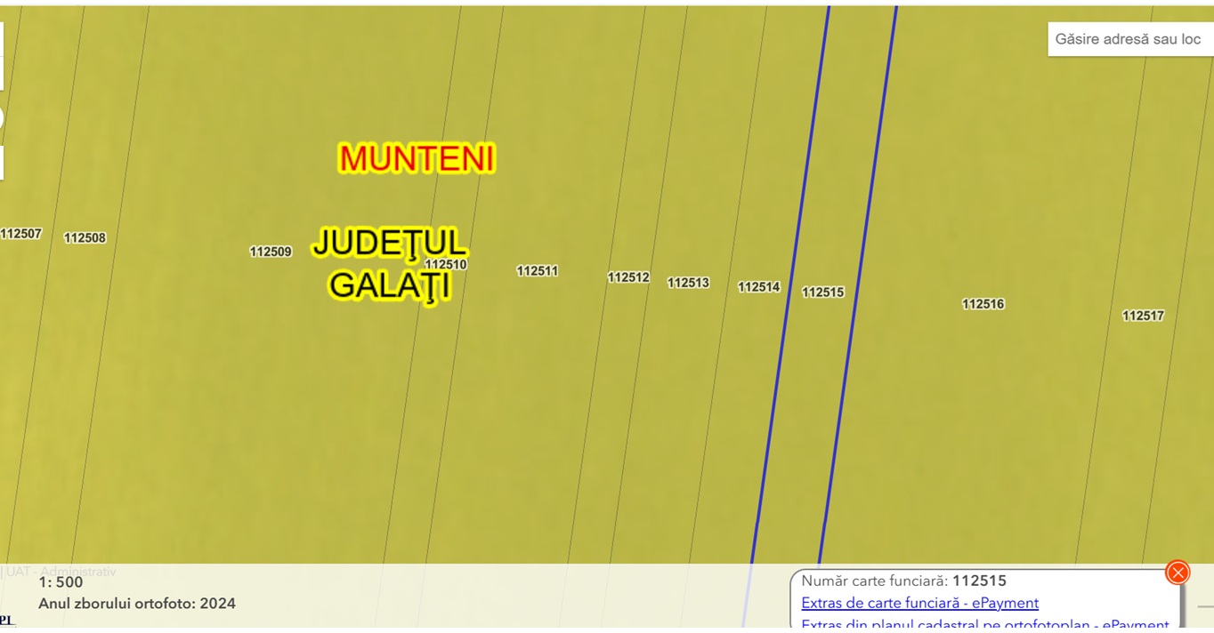 Teren extravilan Munteni Judetul Galati