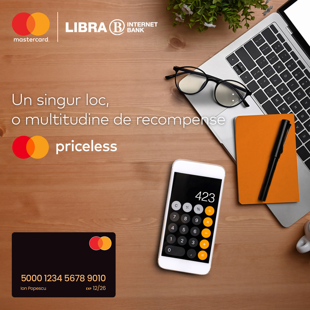 Cardul Mastercard de la Libra îți aduce dublă reducere la plata taxelor și impozitelor