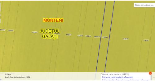Teren extravilan Munteni Judetul Galati
