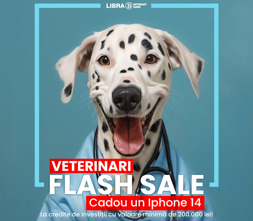 Flash Sale pentru veterinari
