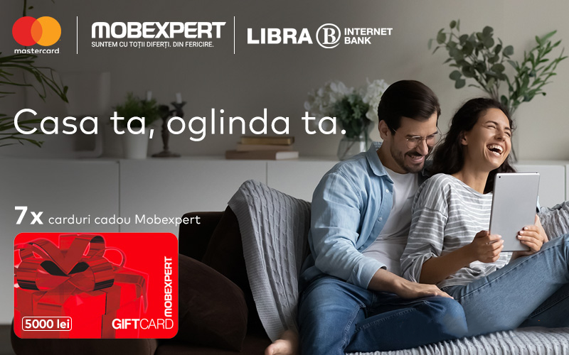 Folosește Cardul Mastercard la Mobexpert și poți câștiga premii