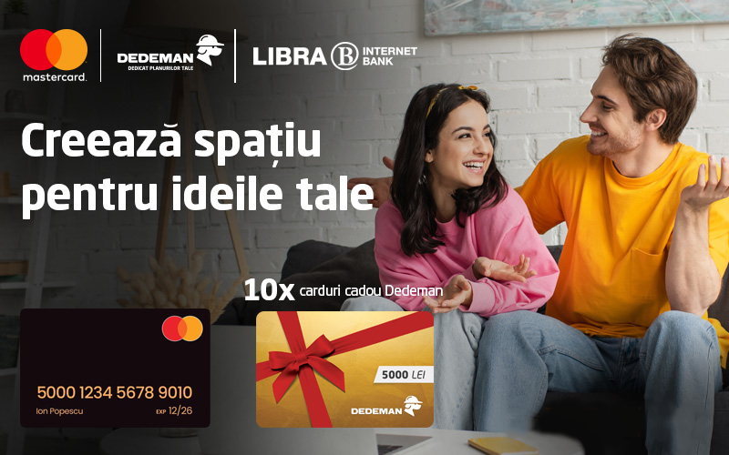 Spațiu pentru ideile tale cu Mastercard și Dedeman