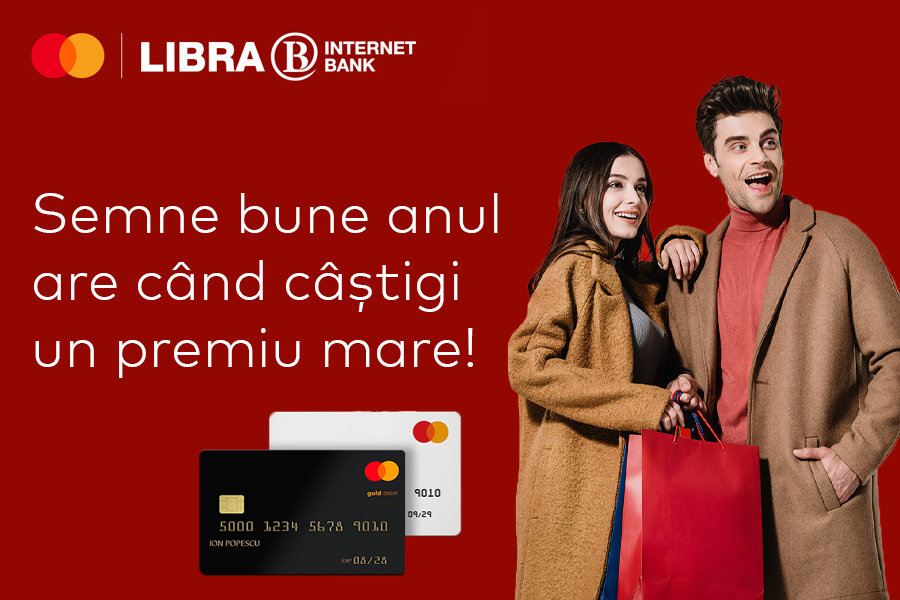 Castiga premii la inceput de an cu cardul Mastercard de la Libra