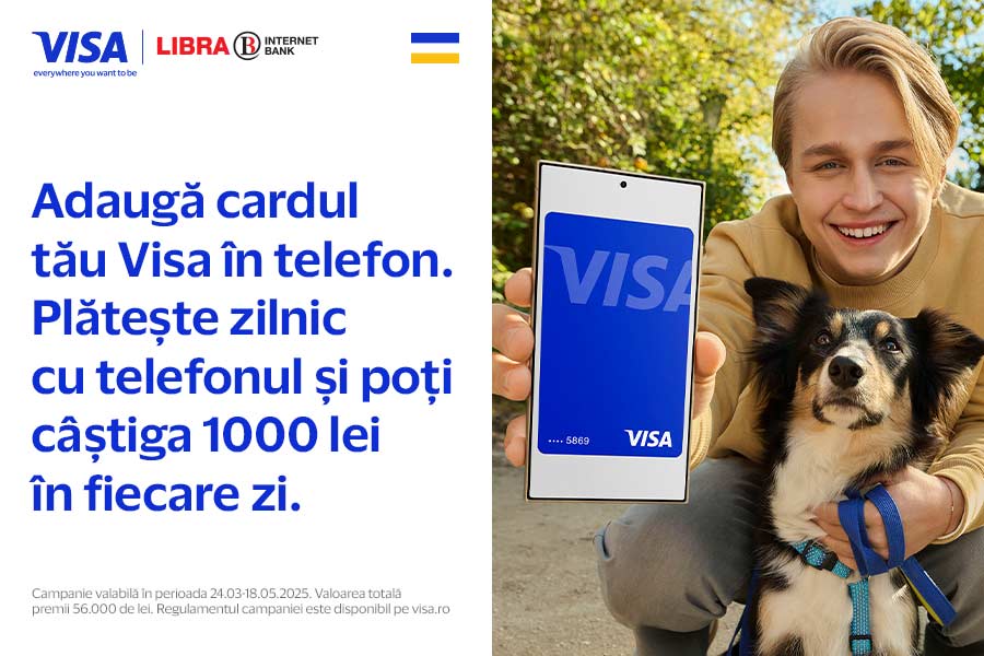 Plătește cu telefonul și câștigă premii în fiecare zi!
