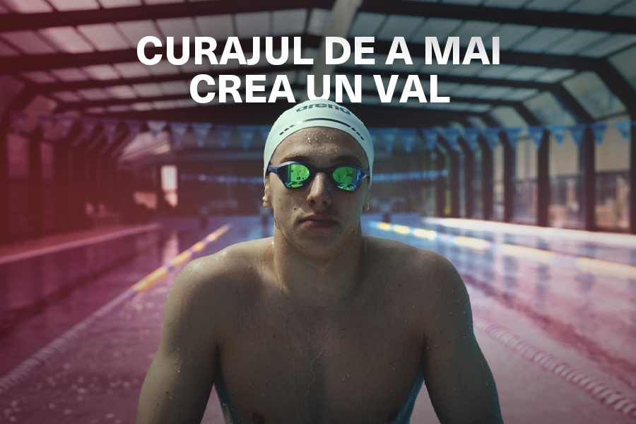 Curajul de a mai crea un val – înotător Robert Badea