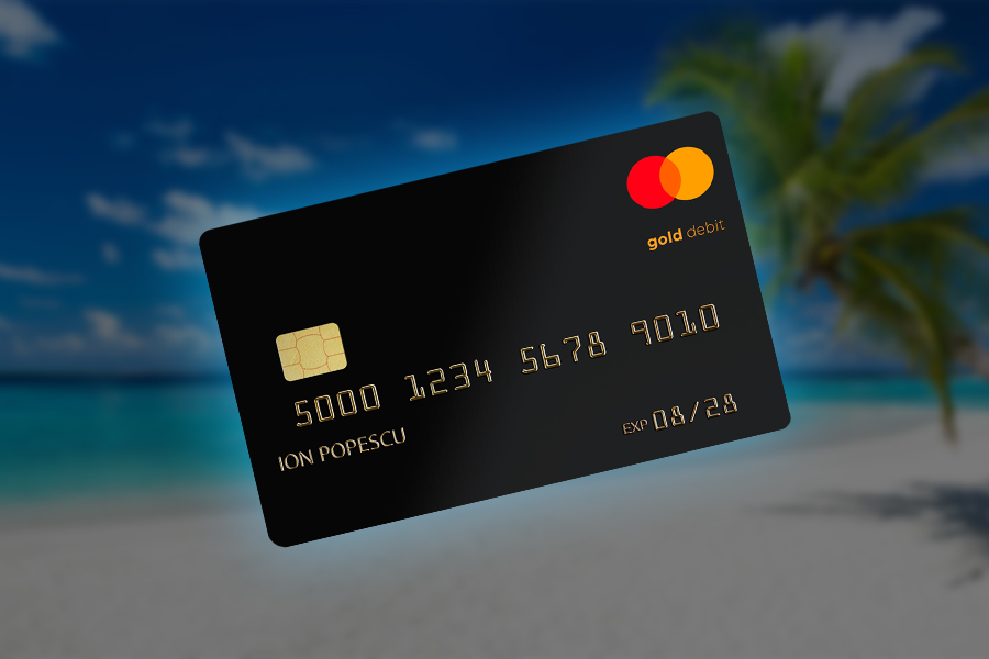 Cardul Avanpost Gold de călătorie